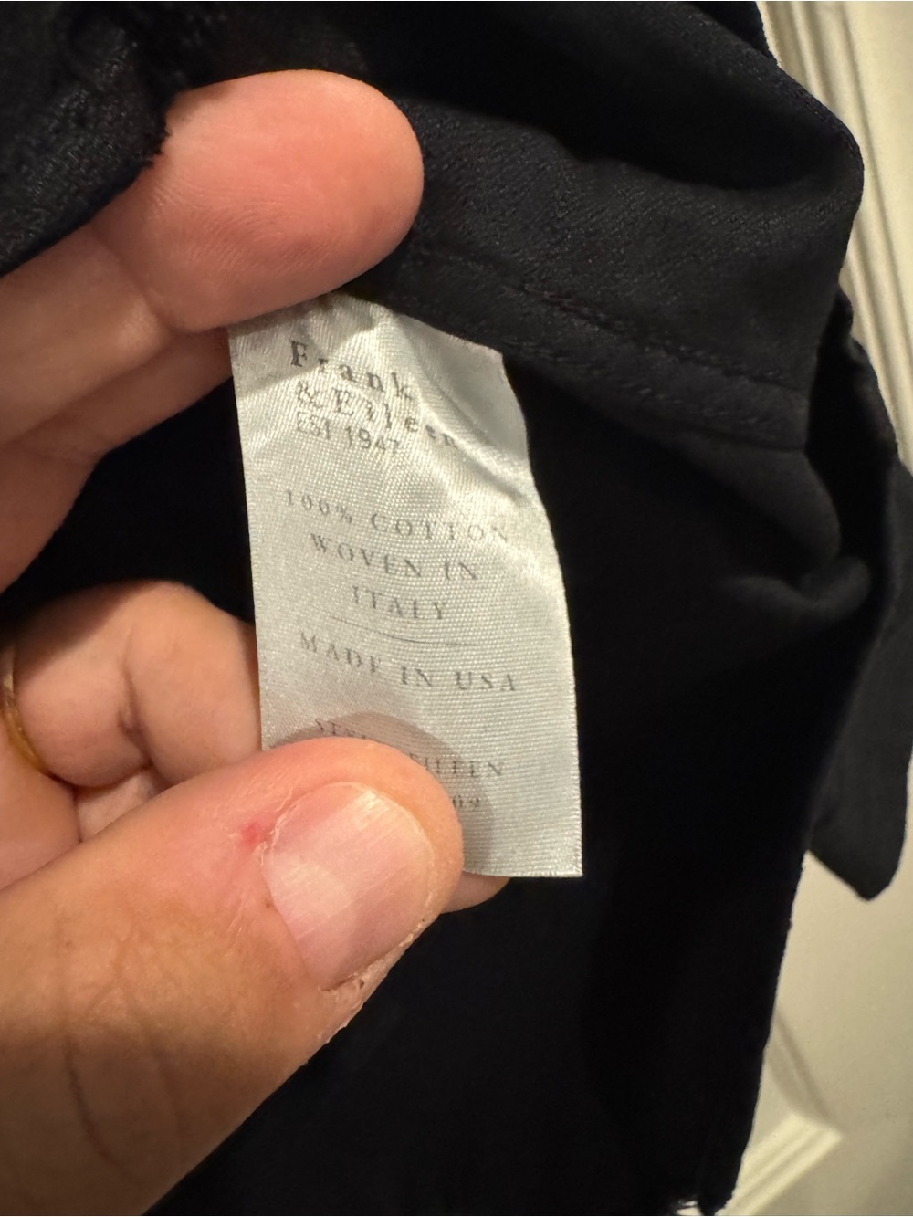 Frank & Eileen Black Casual Long-Sleeve Button-Down Shirt - Picture 3 of 6